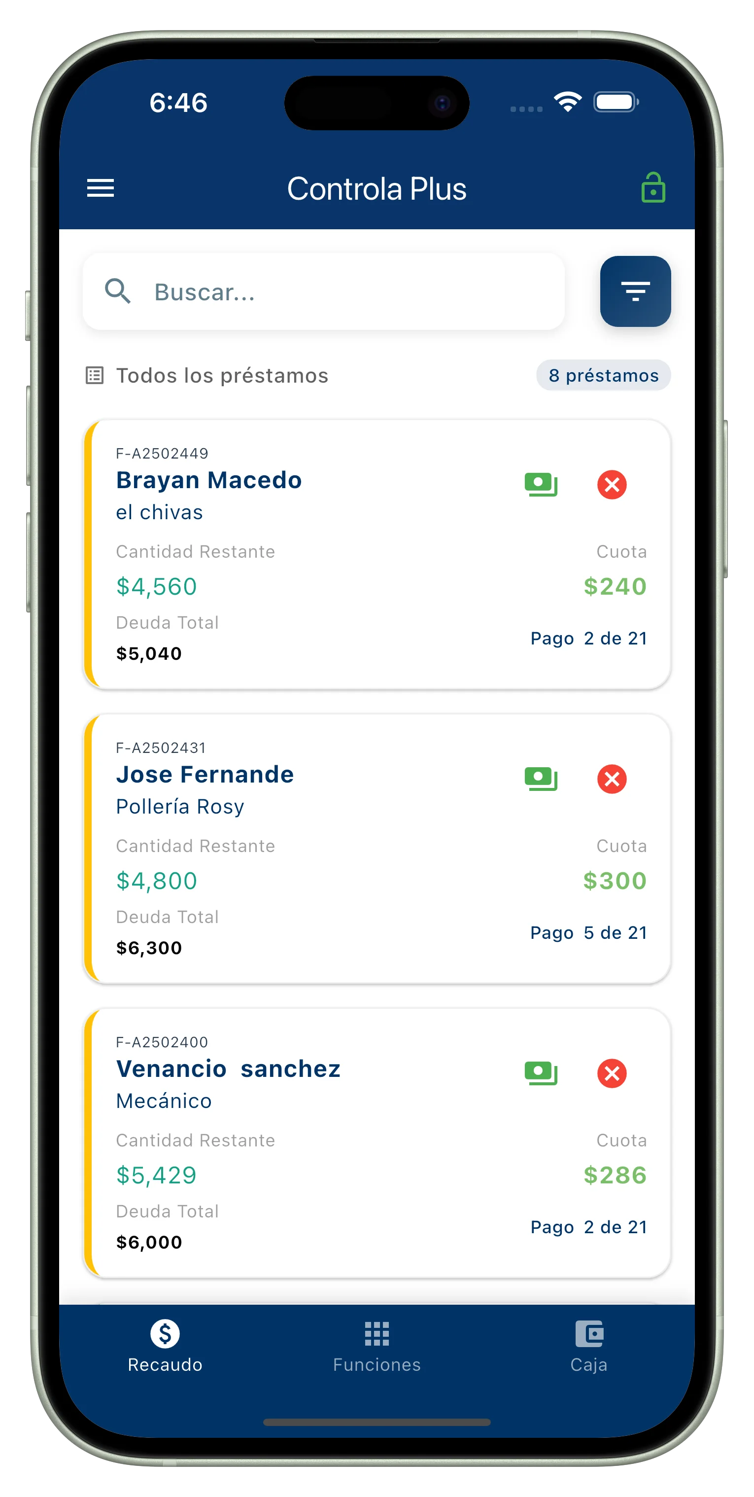 Control y Gestión de Préstamos